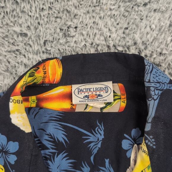 Vintage Pacific Legend Shirt Men Extra Large Lava Flow Surfing Hawaiian Tropical - Picture 2 of 7
